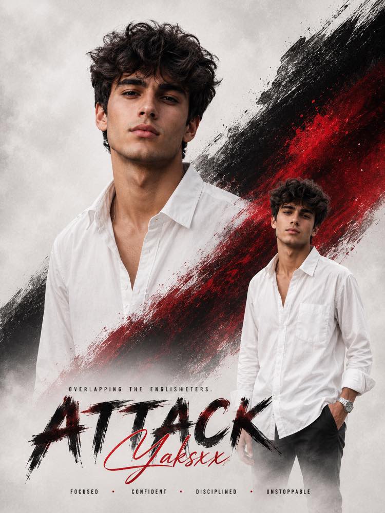 ⚡ Attack Mode Cinematic Poster — AI image prompt example generated with this prompt