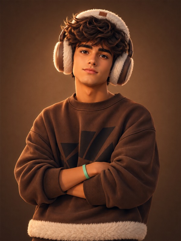 🧸 Cozy Pixar Portrait — AI image prompt example generated with this prompt