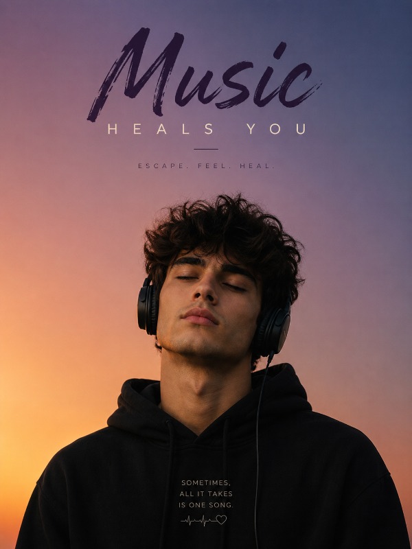 Lofi Dusk Music Poster — AI image prompt example generated with this prompt