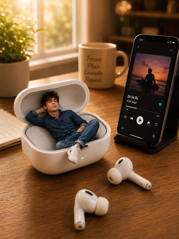 Tiny Tunes Hideaway — AI image prompt example generated with this prompt