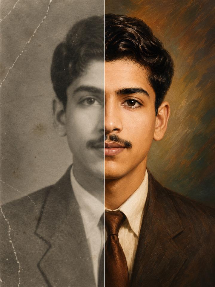 Heritage Digital Painting — AI image prompt example generated with this prompt
