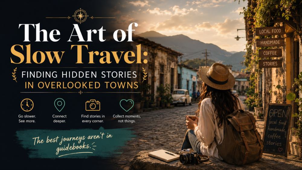 The Art of Slow Travel: Finding Hidden Stories in Overlooked Towns